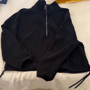 James Perse Black Performance Pullover